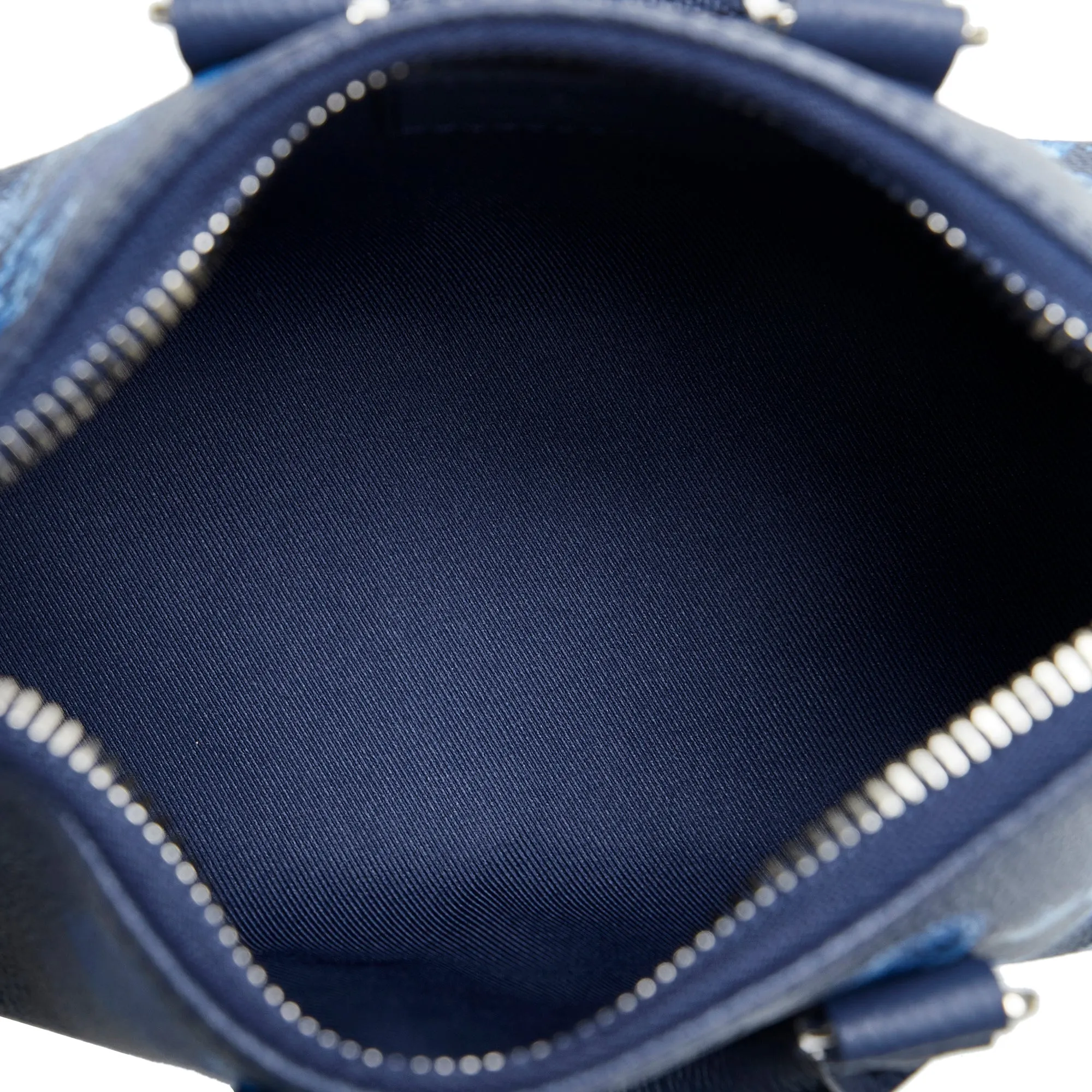 Blue Louis Vuitton Monogram Ink Watercolor Keepall XS Satchel