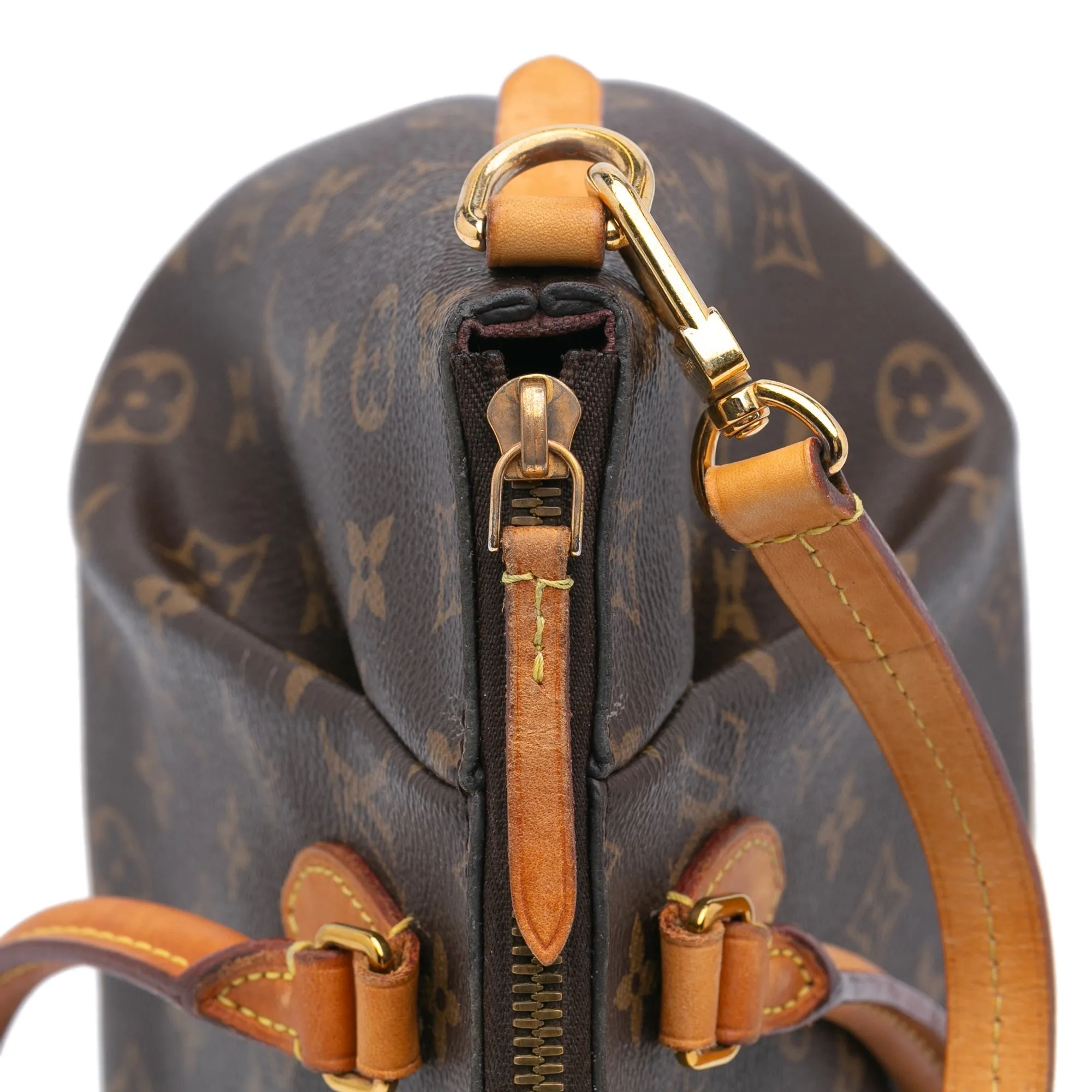 Brown Louis Vuitton Monogram Turenne PM Satchel