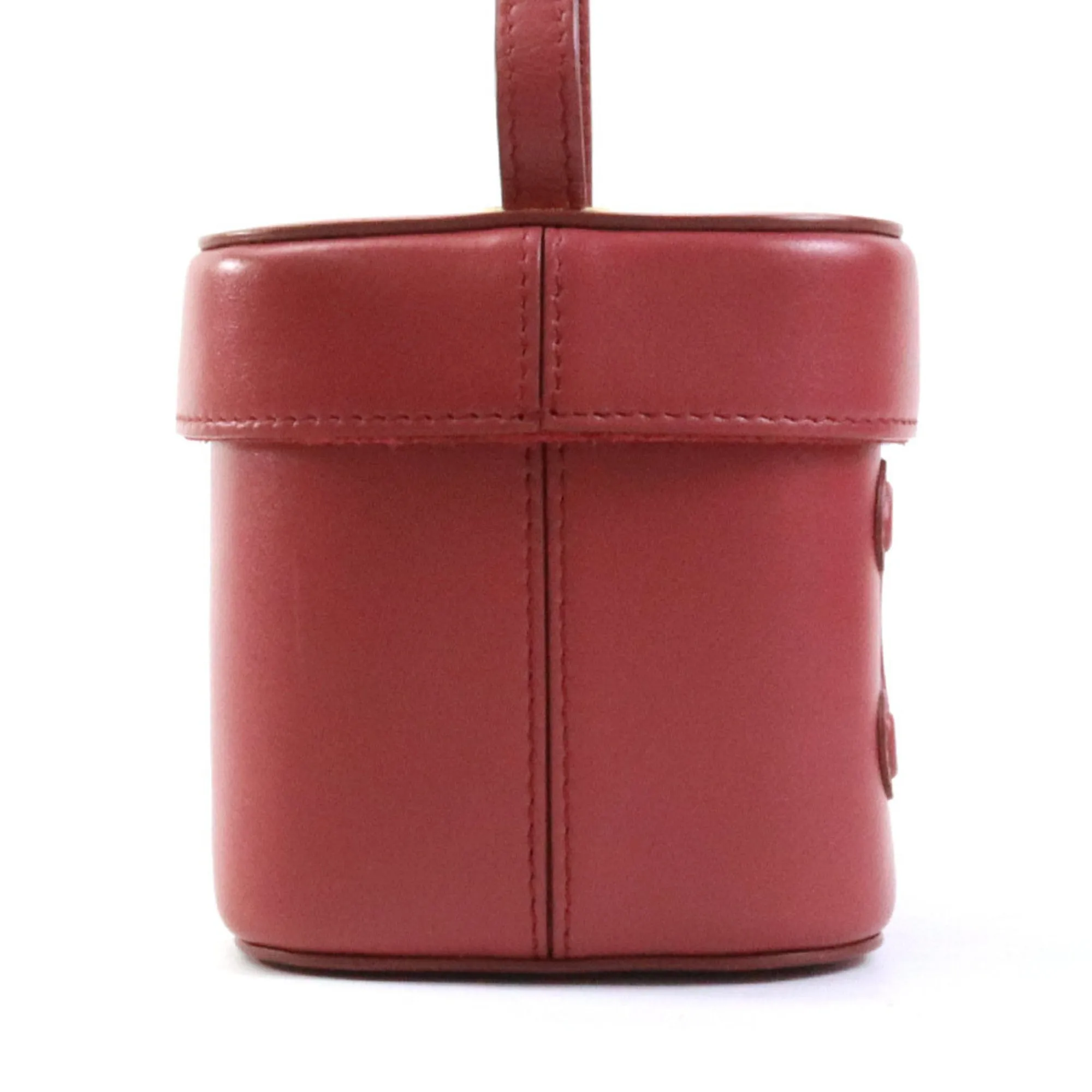 Celine Crossbody Shoulder Bag Mini Pochette Cuile Triomphe Small Box Leather Pink Women's