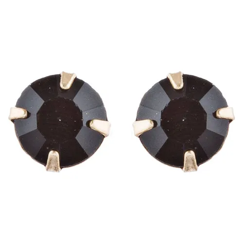 Classic Modern Linear Style Statement Necklace Set JN274 Gold Black