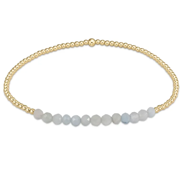 Enewton Gold Bliss 2mm with Gemstone