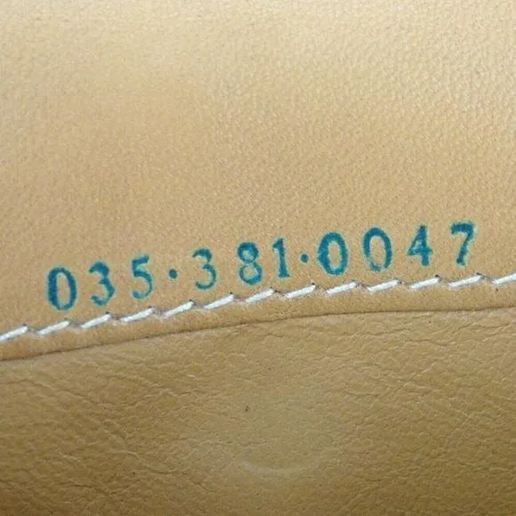 GUCCI Vintage Brown Guccissima Micro G Logo Print