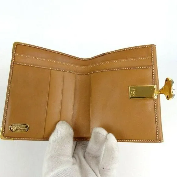 GUCCI Vintage Brown Guccissima Micro G Logo Print