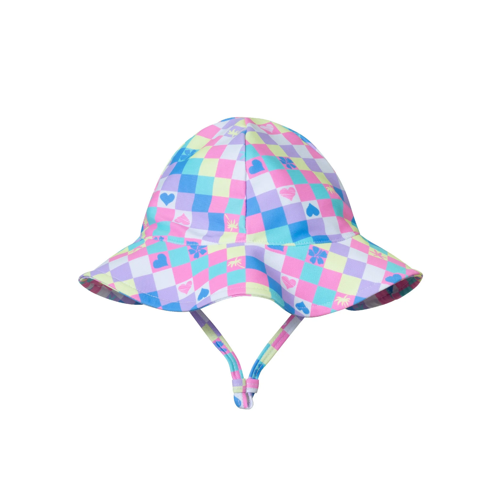 Infant (0-24M) Ls Rashguard & Hat Set | Checker