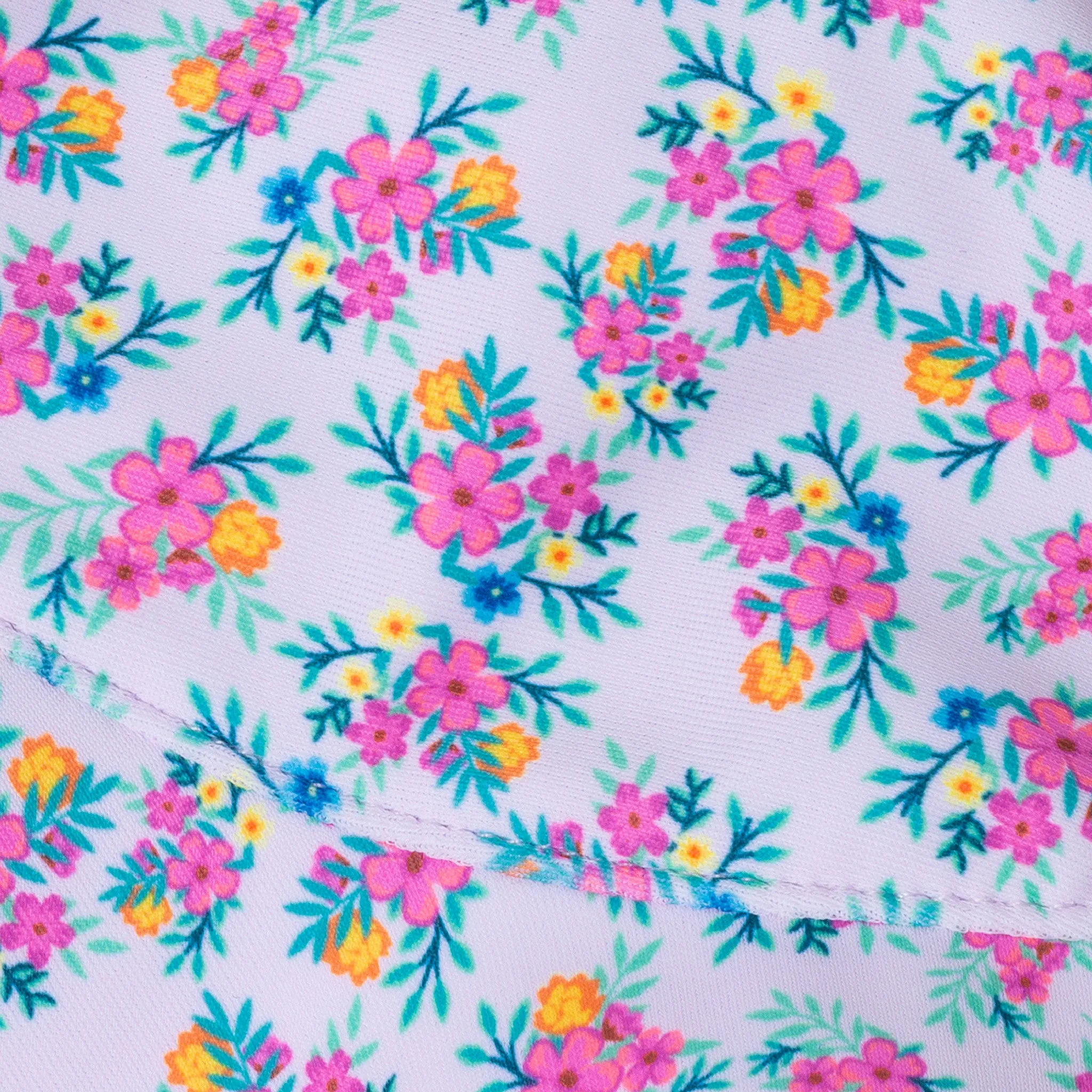 Infant (0-24M) Ls Rashguard & Hat Set | Floral