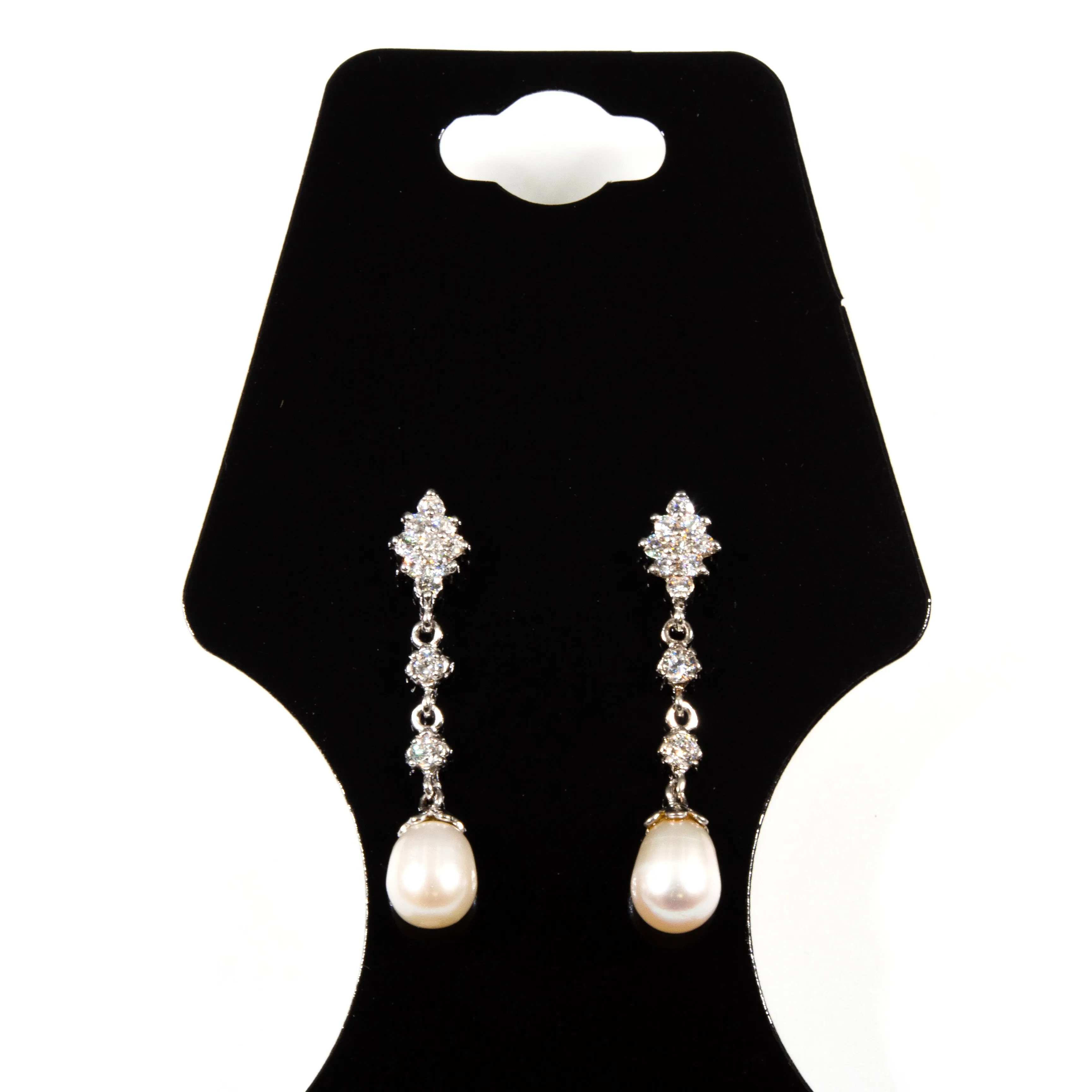 Large Necklace/Bracelet Foldover Cards - 100pcs/pack - (3 color options)