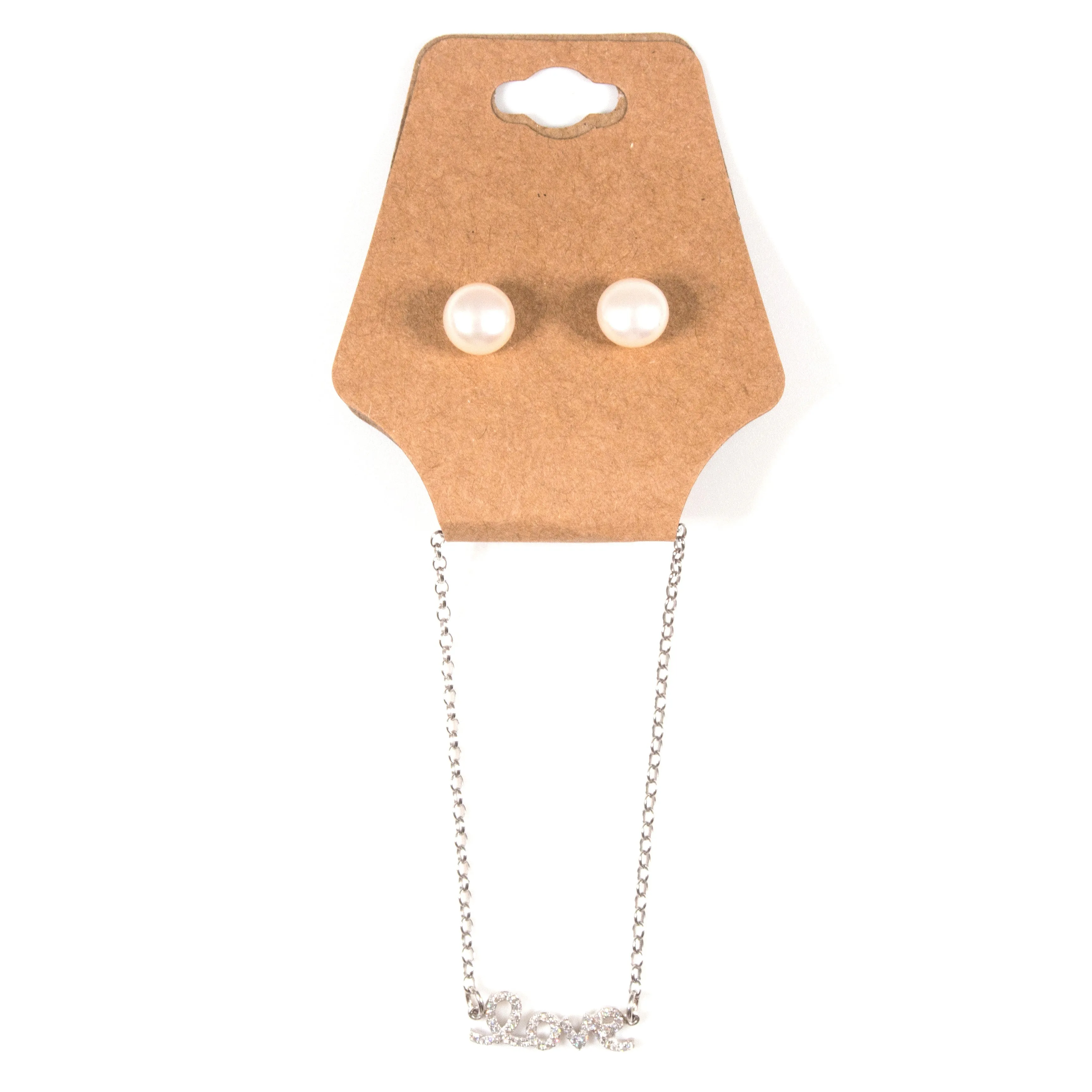 Large Necklace/Bracelet Foldover Cards - 100pcs/pack - (3 color options)