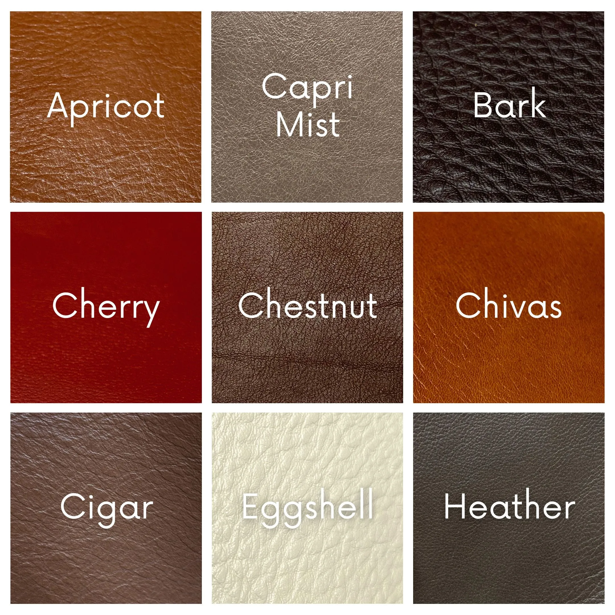 Light Weight Upholstery Leather Hides - 3 oz Cowhide - Quarter Hide - Half Hide - Full Hide - XL Full Hide