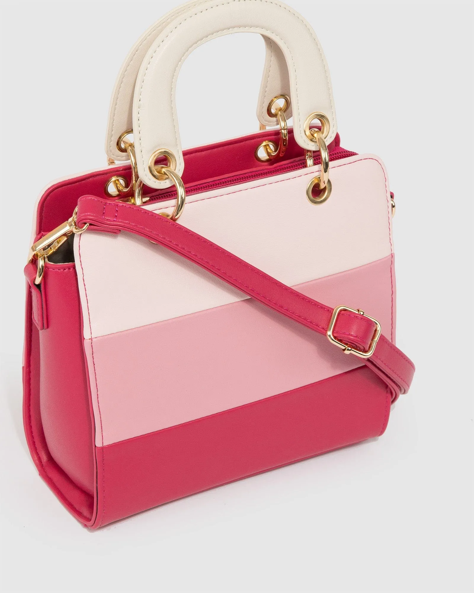 Multi Colour Ella Panel Mini Tote Bag