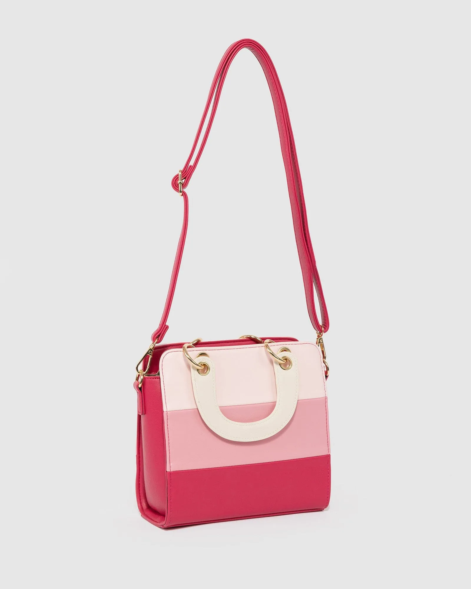 Multi Colour Ella Panel Mini Tote Bag