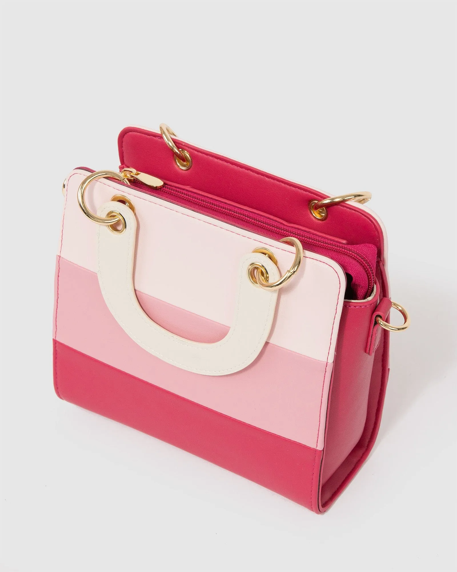 Multi Colour Ella Panel Mini Tote Bag