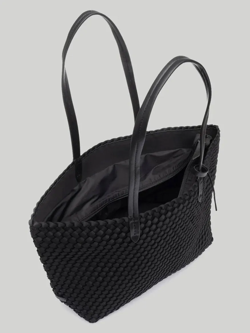 Naghedi Jetsetter Small Tote in Solid Onyx