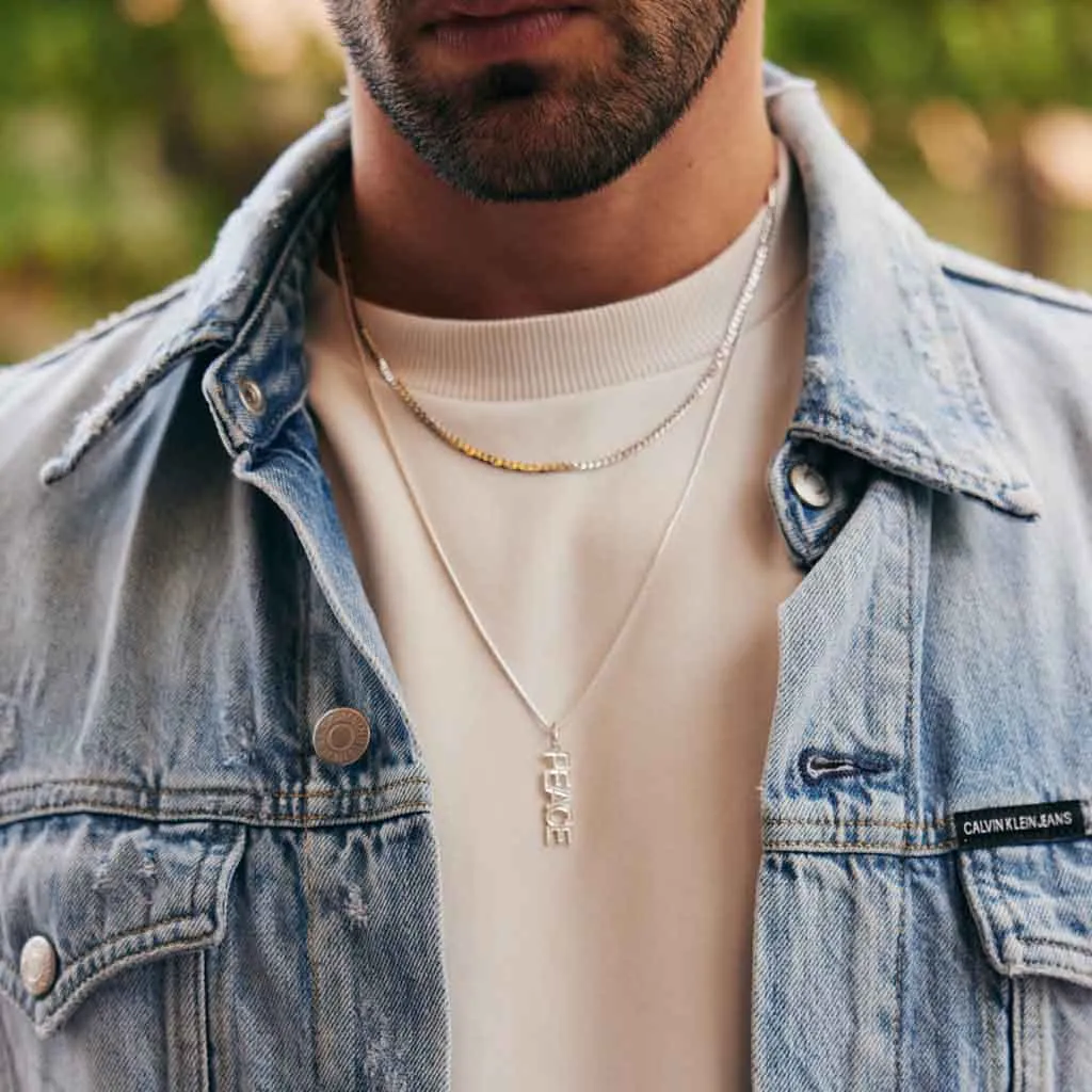 Peace Rocks Men's Necklace