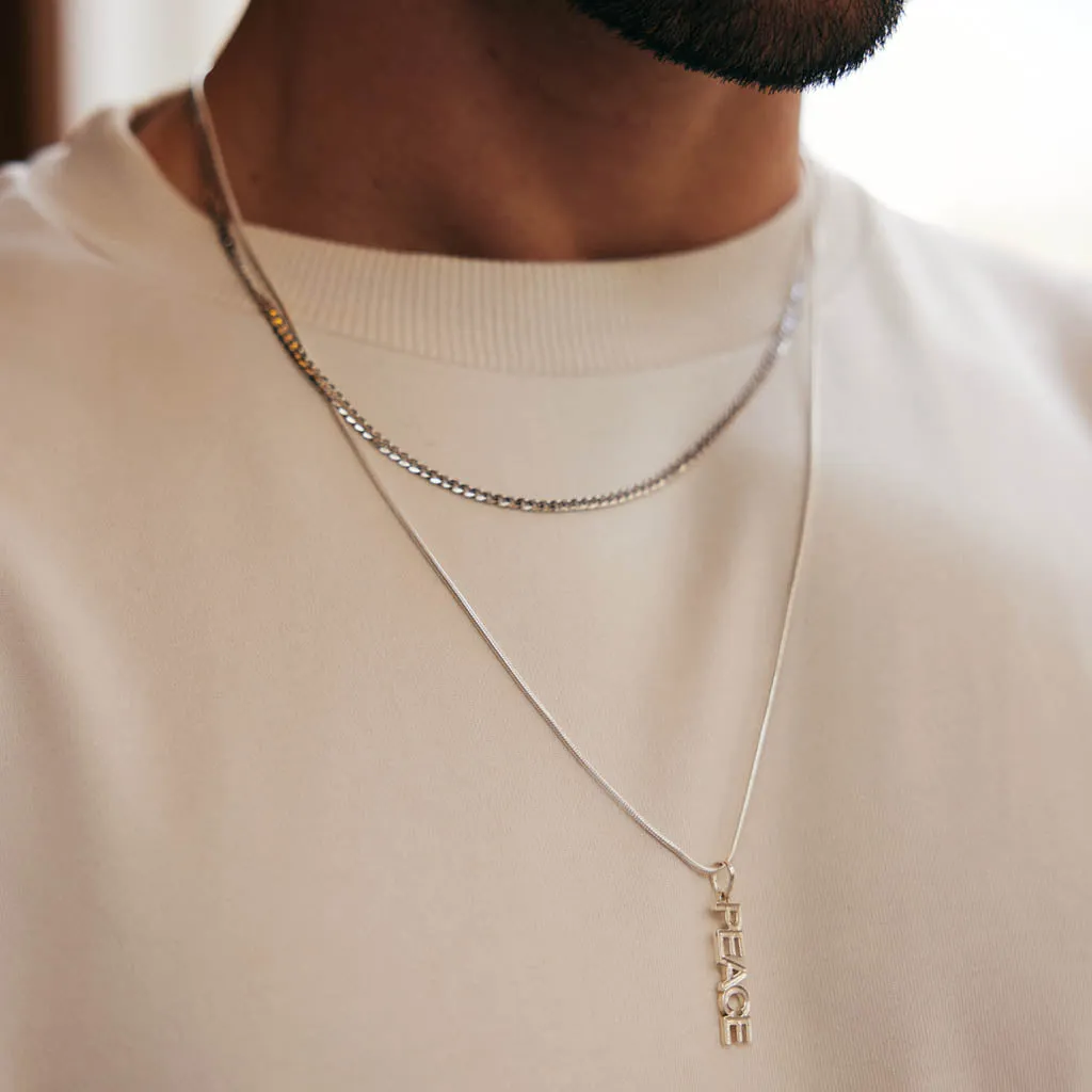 Peace Rocks Men's Necklace