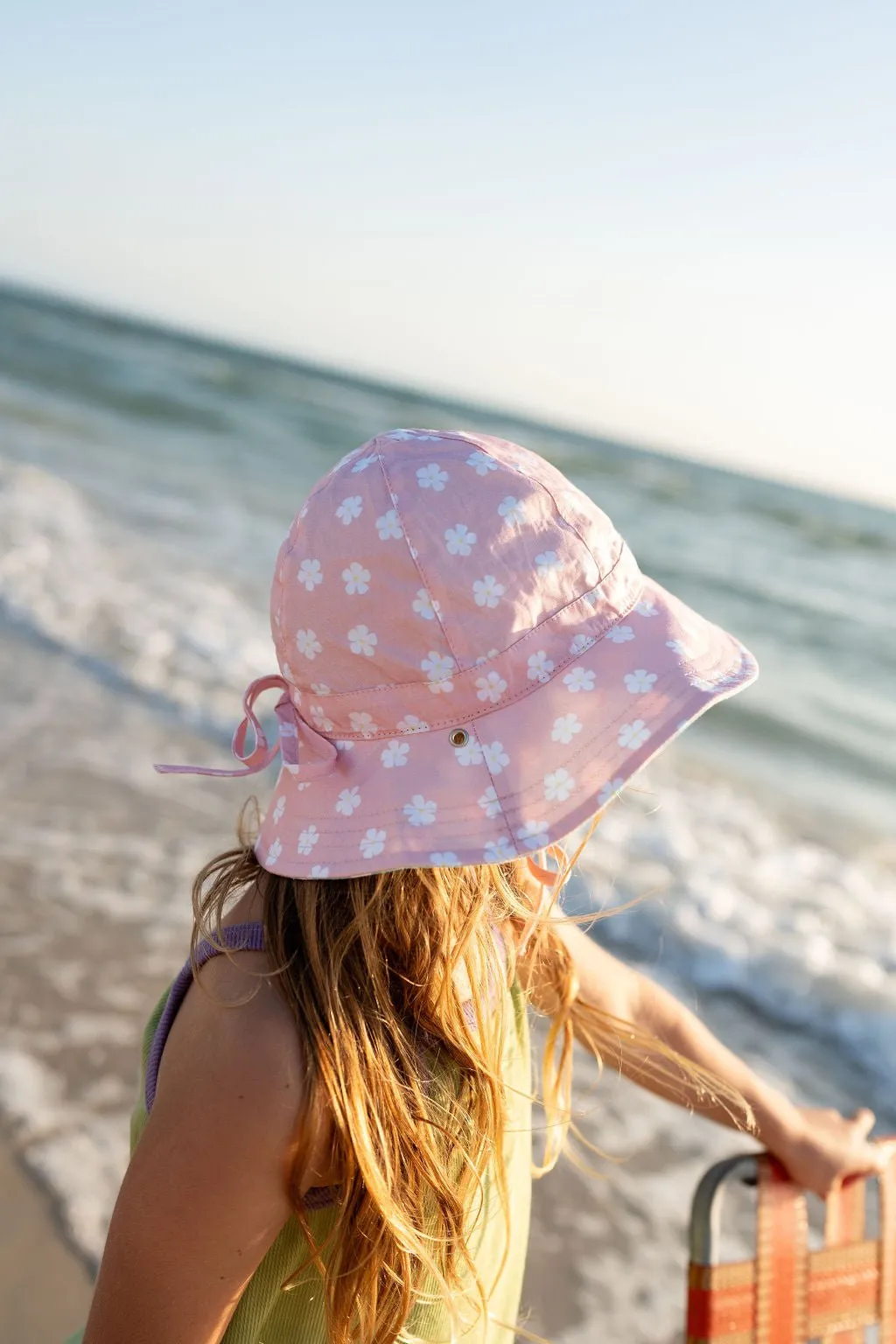 Petunia Reversible Wide Brim Sunhat