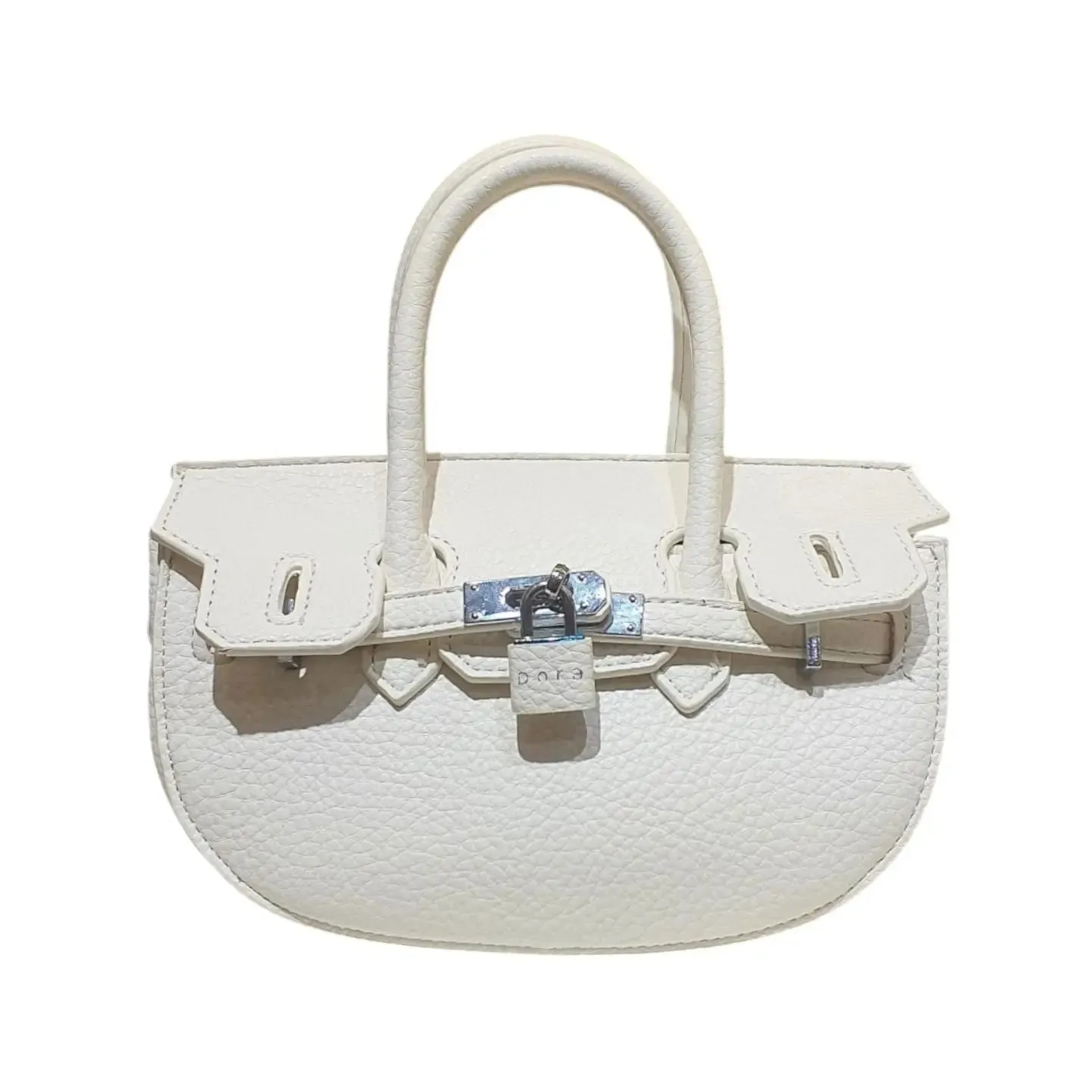 Plexy Mini Lock Detail Tote Bag