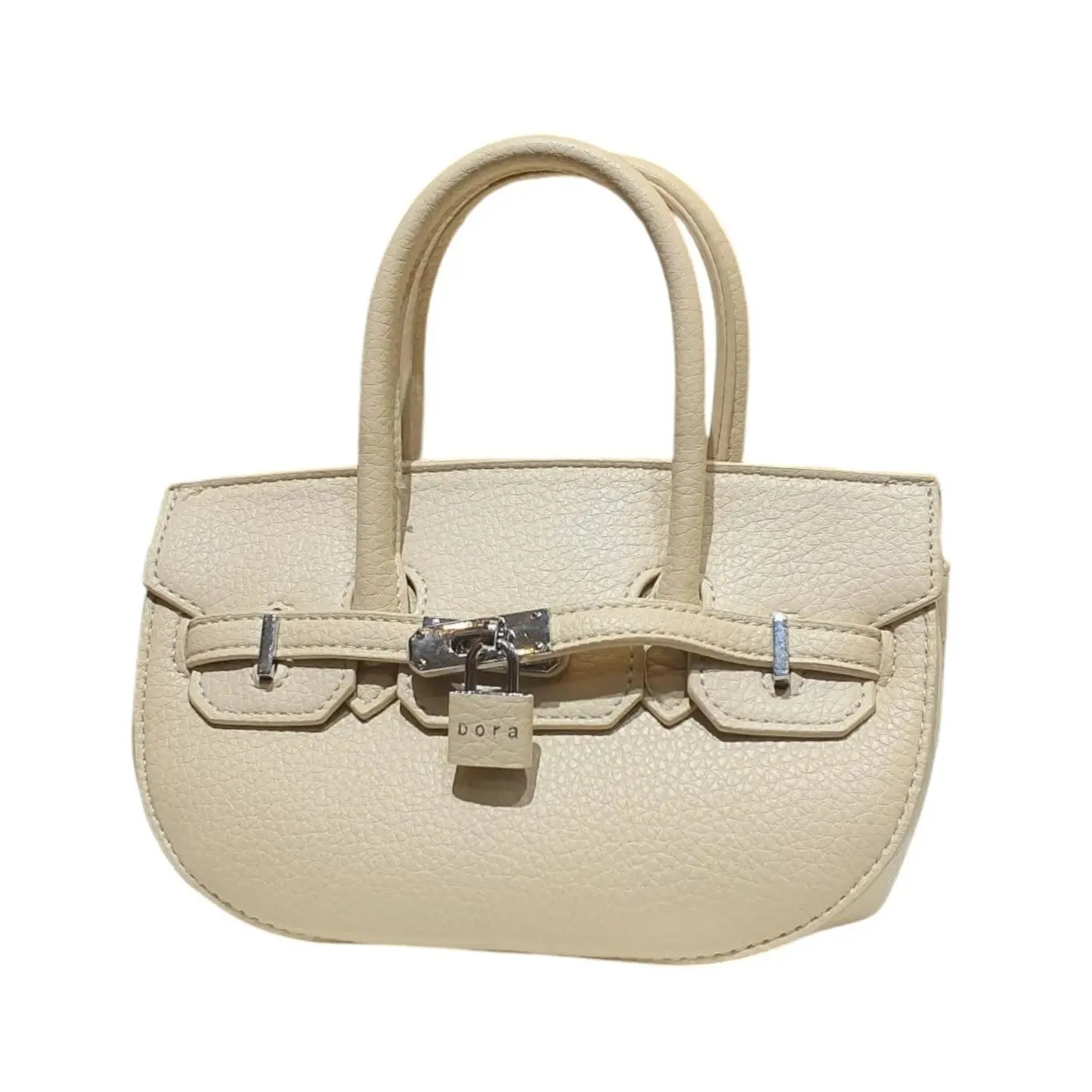 Plexy Mini Lock Detail Tote Bag