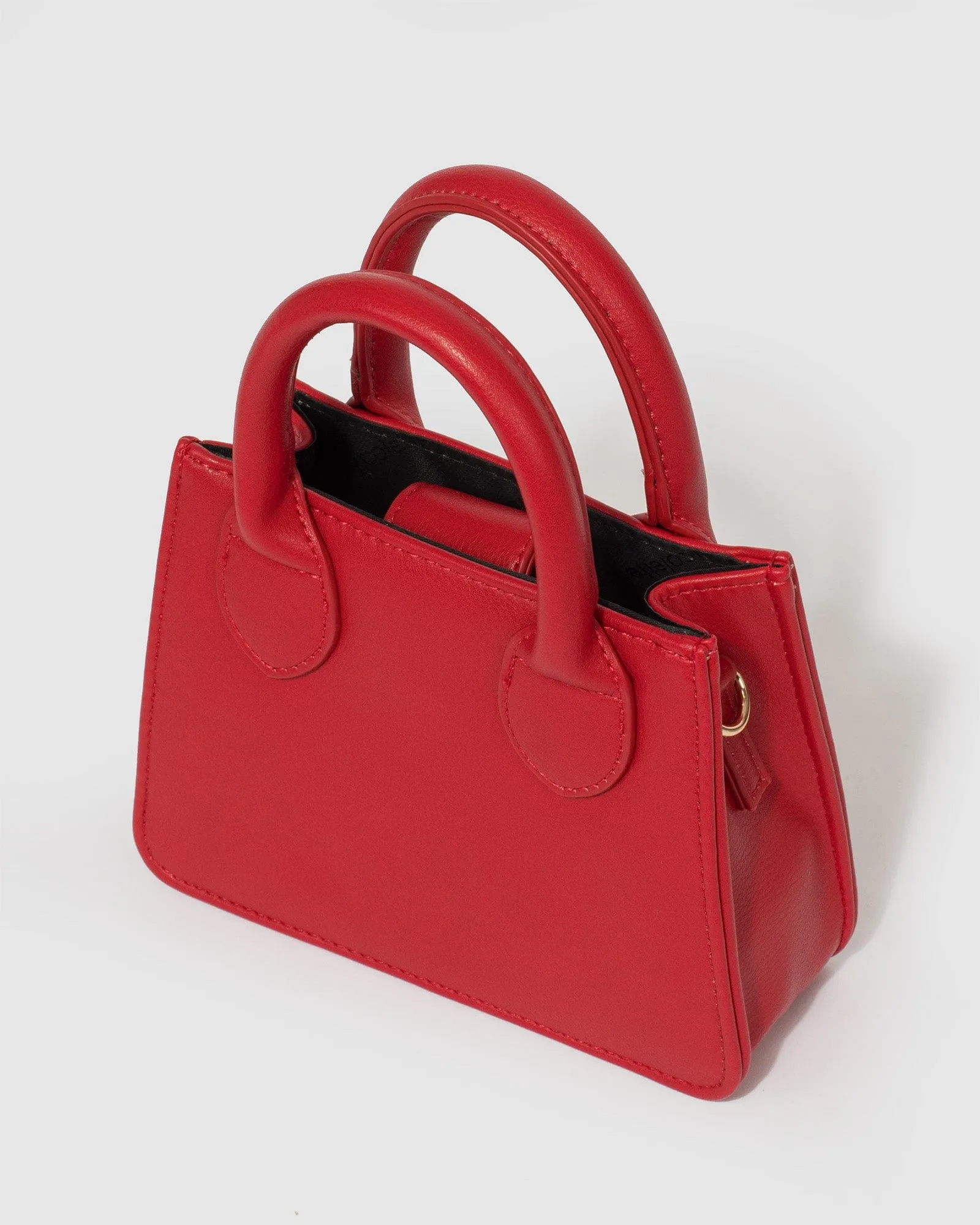 Red Sibel Mini Tote Bag