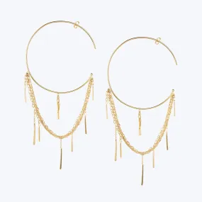 Sycamore Large Hoops