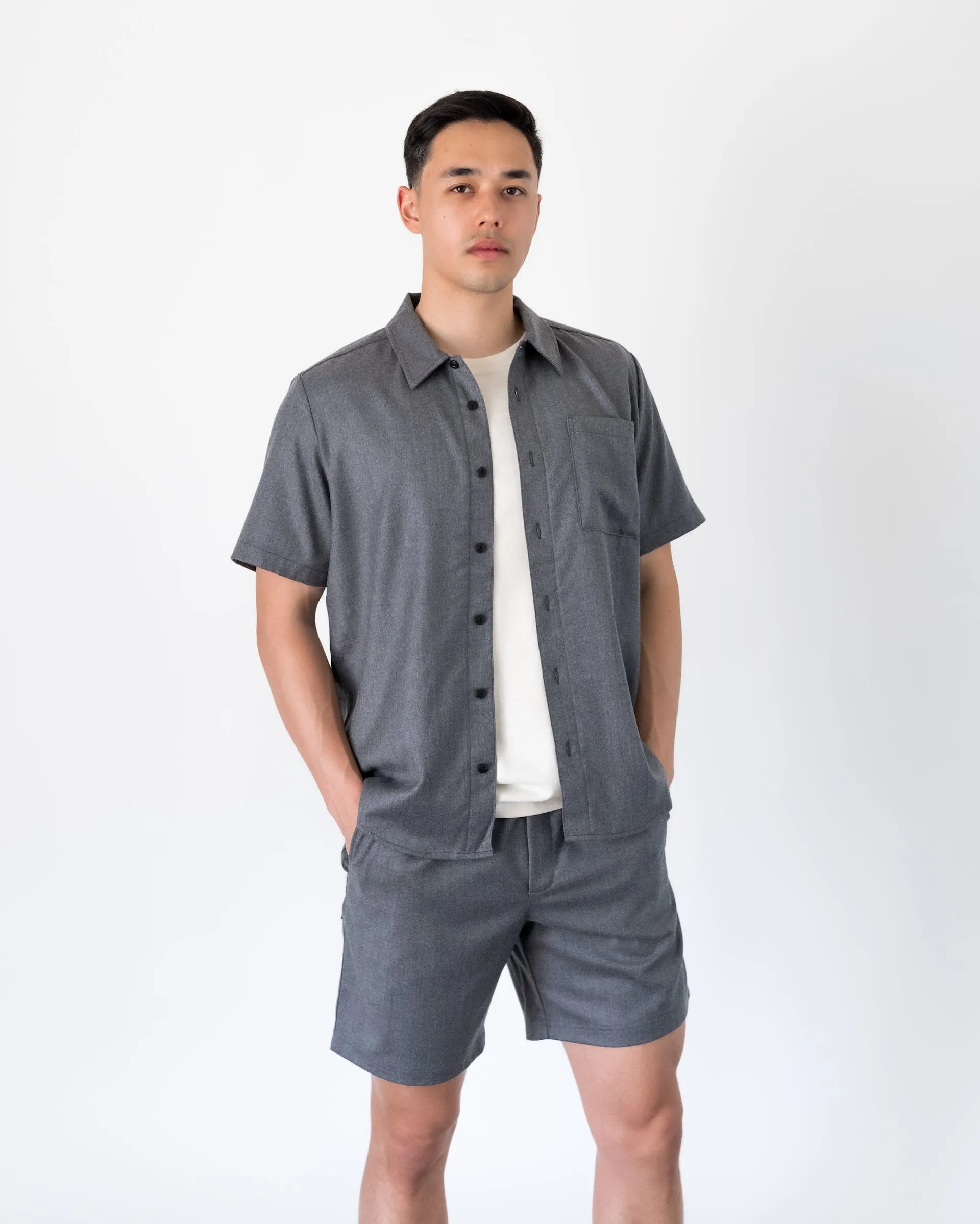 The Light Wool Short Sleeve Shirt