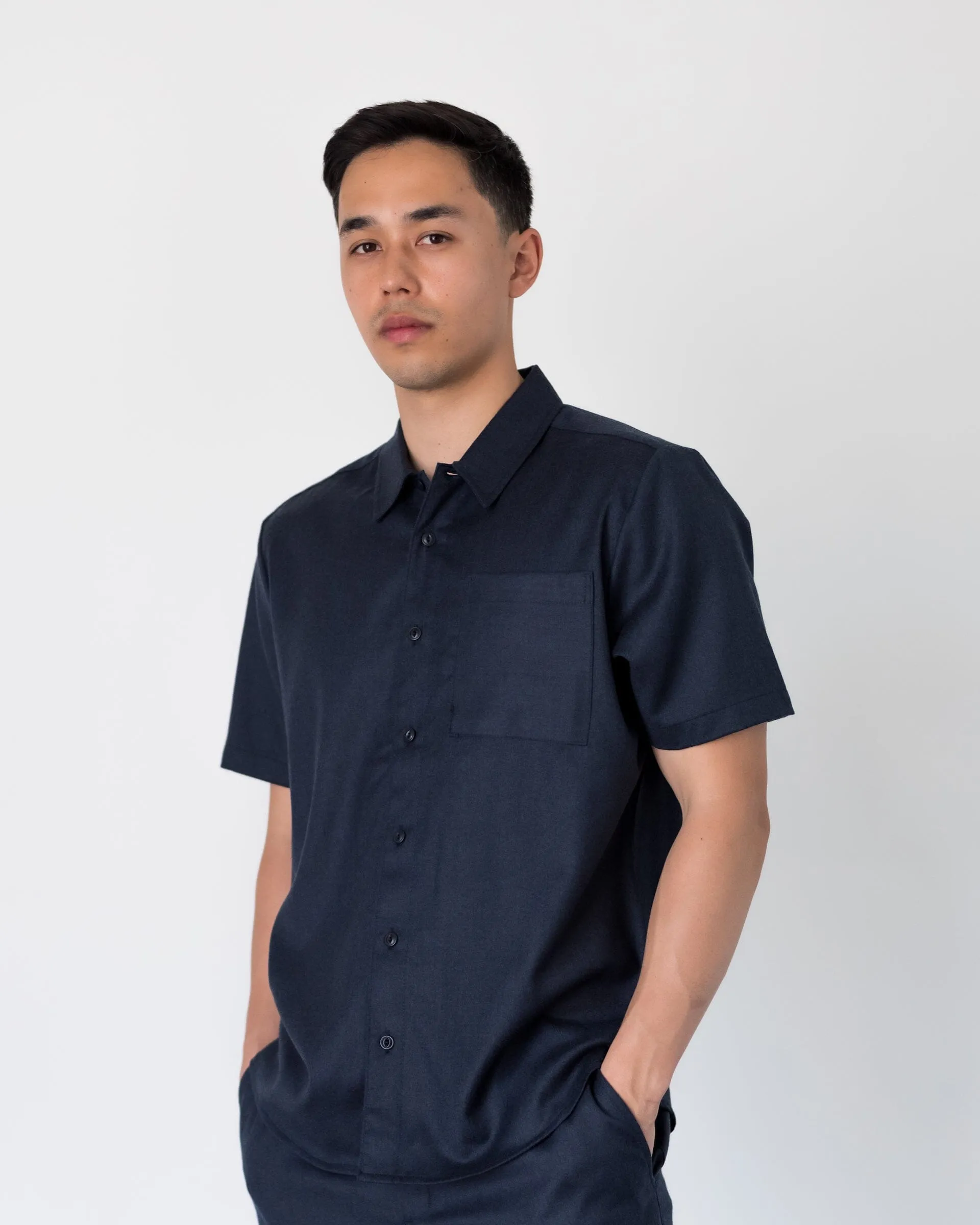 The Light Wool Short Sleeve Shirt