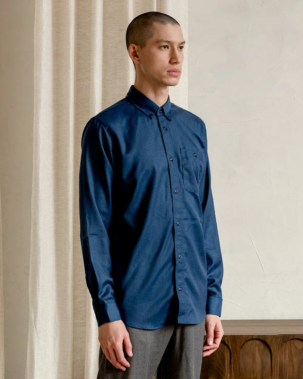 The Mens Light Wool Shirt