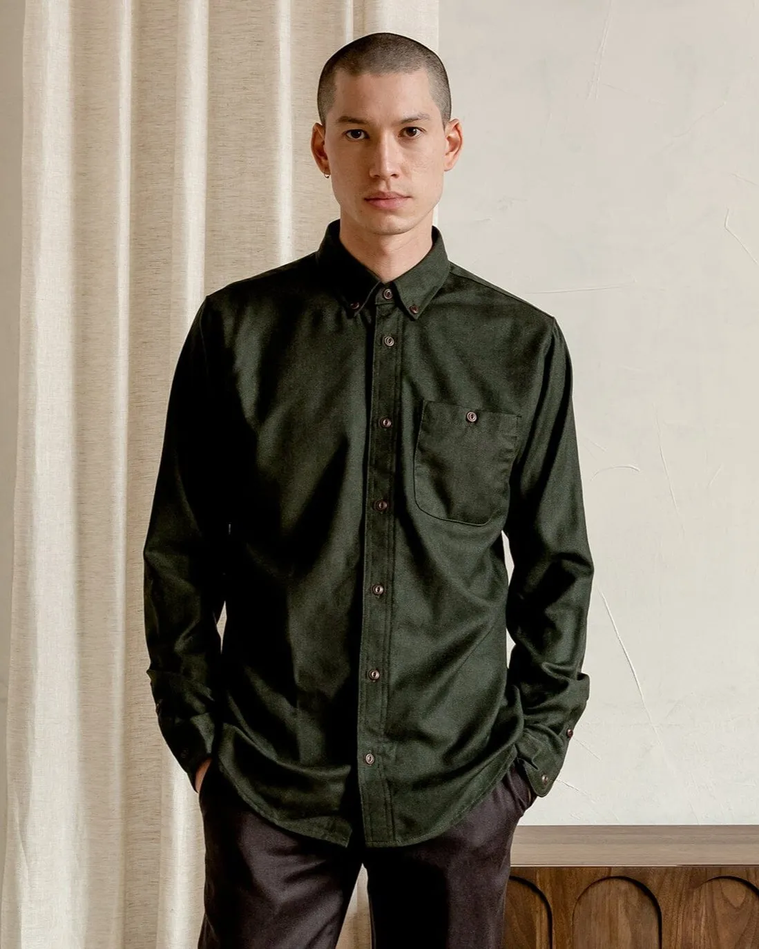 The Mens Light Wool Shirt