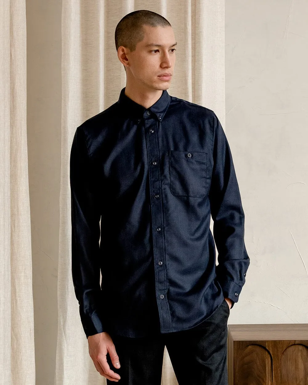 The Mens Light Wool Shirt