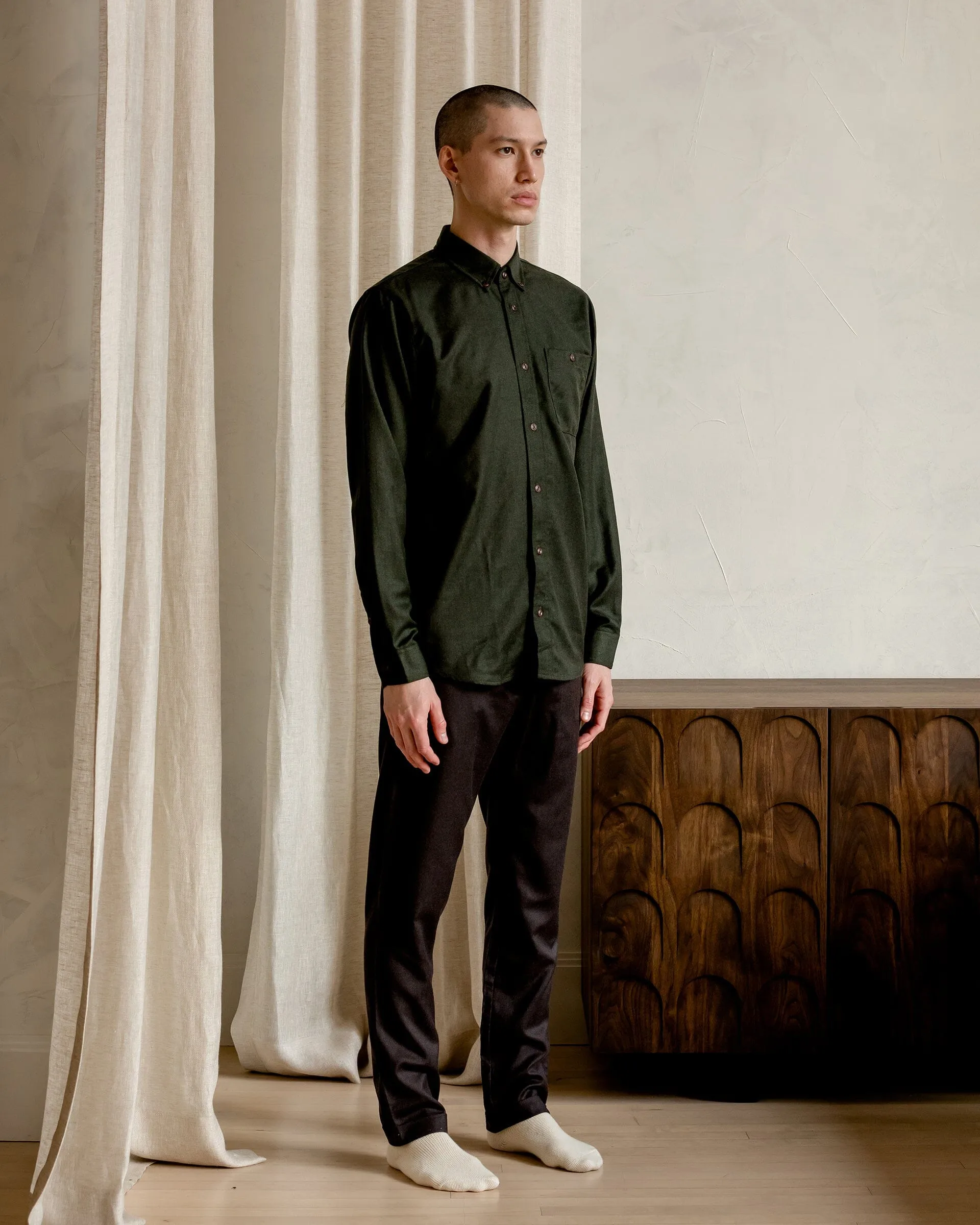The Mens Light Wool Shirt