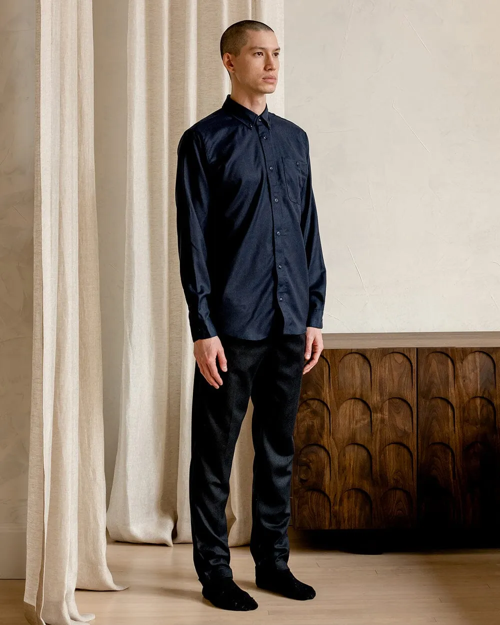 The Mens Light Wool Shirt