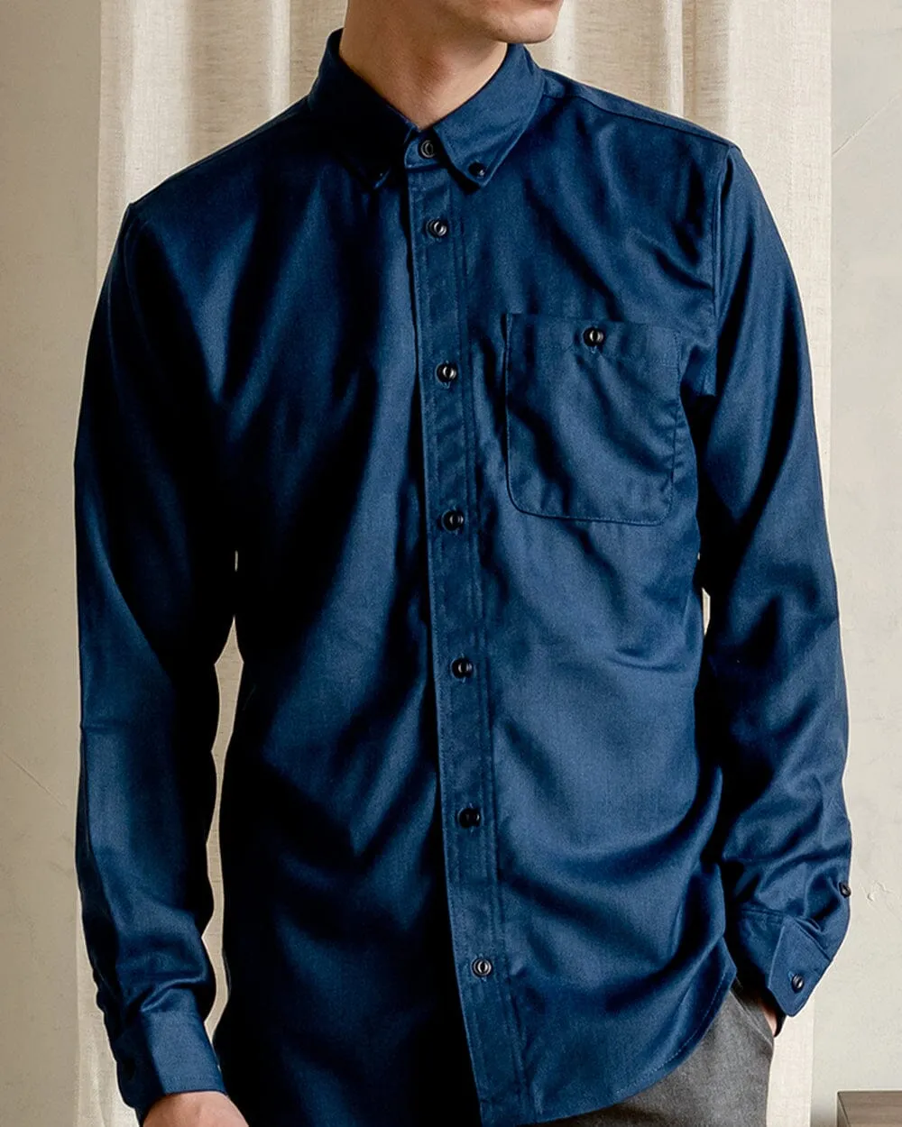 The Mens Light Wool Shirt