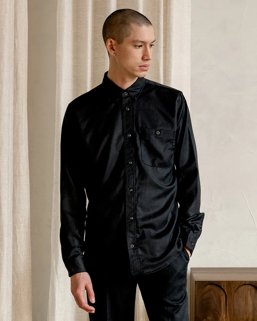 The Mens Light Wool Shirt
